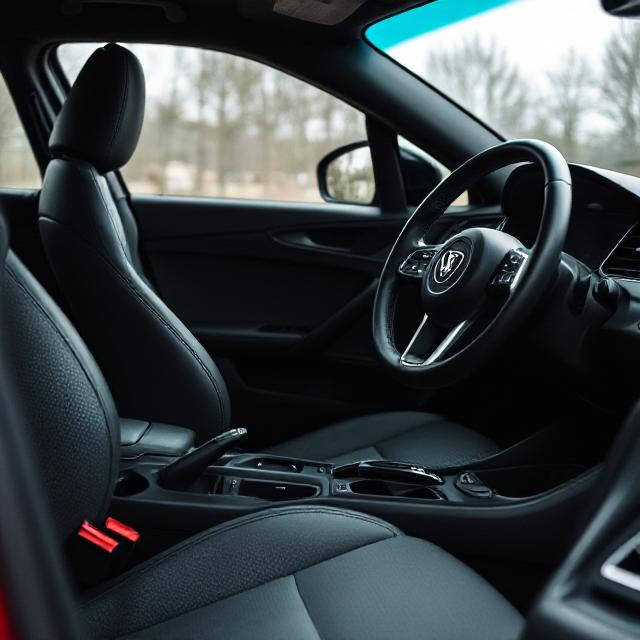 Clean car interior after mobile auto detailing service by Deekos Mobile Detailing